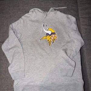 Fanatics Gray Hoodie with Viking Graphic